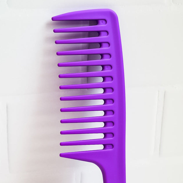 Wide Tooth Detangle And Style Comb For Coily Hair – NeoCurly